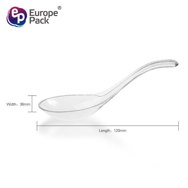 Wholesale alibaba most popular disposable crystal plastic scoop