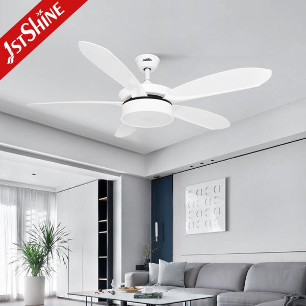 1stshine LED Ventilador de teto com comando remoto e 5 velocidades Voltagem de entrada V 110-240V-50-60Hz DC