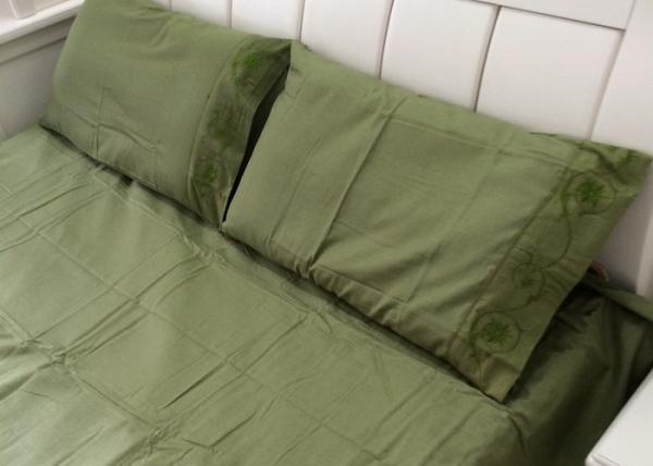 Country Style King Size Bed Duvet Covers Color Customized 100% Cotton Material