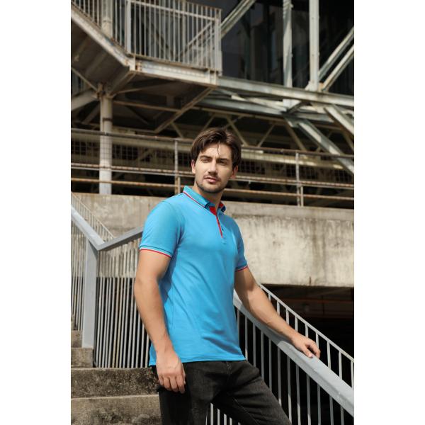 Wholesale Men's Customizable Golf Sportswear Polo Shirt 100% Cotton Polo T-Shirt