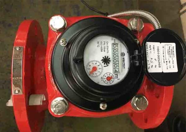 50mm Hot Water Woltman Flow Meter DN100 Class B Low Pressure Loss