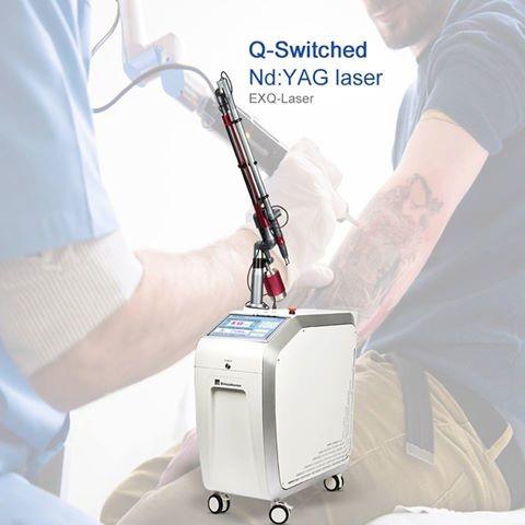 Medical Clinical  Pigmentation Removal Machine Q Switch Nd Yag Laser Tatoo Removal Laser Machine
