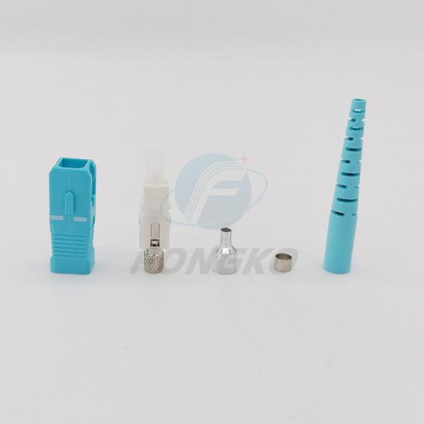 fibra ótica OM3 Upc simples de 2.0mm e conectores do Apc