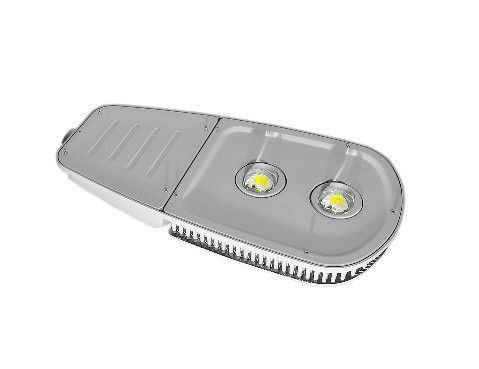 100 W Aluminum And Toughened Glass LED Solar Street Light Lamps , No Lead AC 170