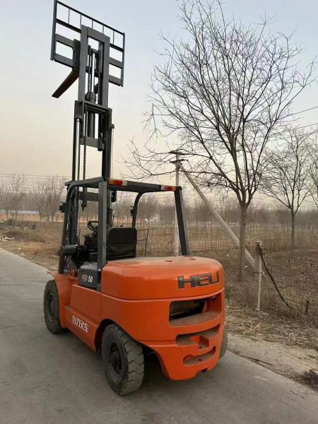 3-Stage Heli CPCD50 Used Forklift 5 Ton Capacity for Manufacturing Plant Cost Savings