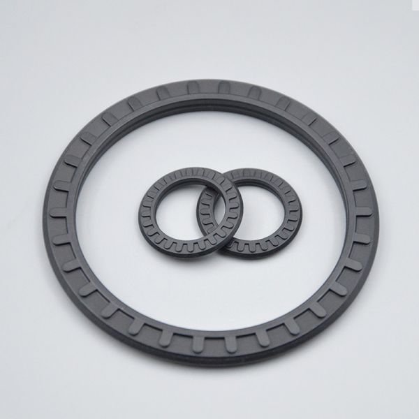 PPD Double Sided Air Pneumatic Cylinder Piston Seal Black NBR Oil Resistant Rubber Seal