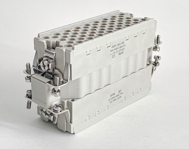 64 Pin High Density Crimping Heavy Duty Connector
