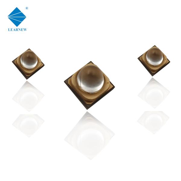 Microplaqueta UV 365nm 395nm do diodo emissor de luz da LENTE UVA do vidro e do silicone de quartzo para a cura do Inkjet