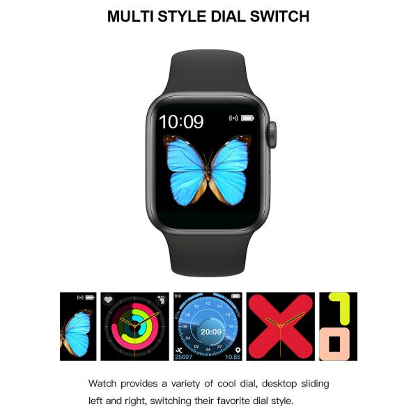 2020 умный аудиоплеер звонка ремня дозора T500 44MM для человека FK88 женщин SmartWatch дозора PK IWO телефона Android IOS Яблока