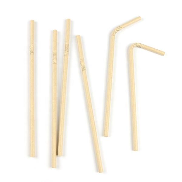 U Shape Paper Drinking Straws for Disposable in Eco-Friendly Food Beverage Stores