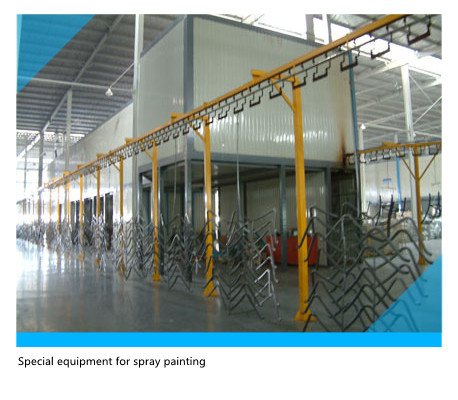 Industrial Hardware Parts Spray Painting Production Line 120KW