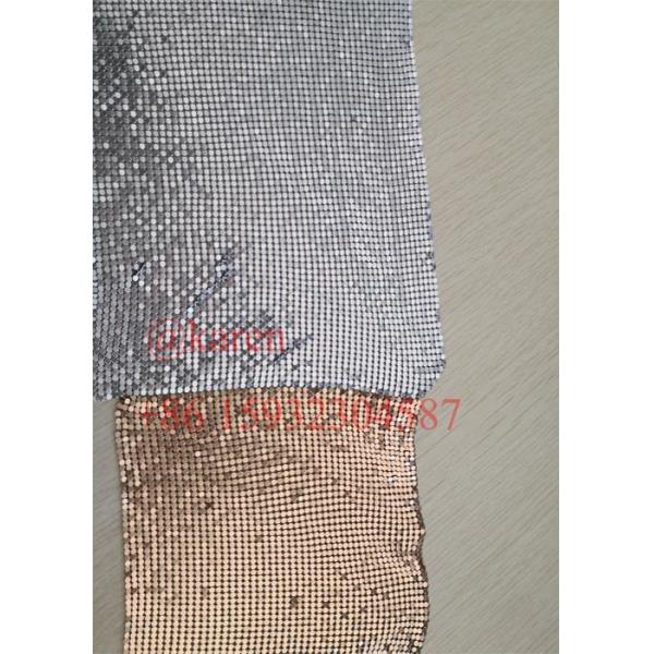 Flexible Decorative Metallic Mesh Fabric with Customizable Colors for Party Dresses