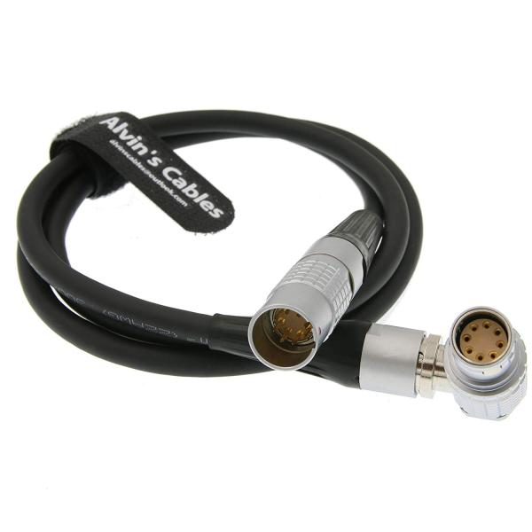 Mini hembra del Pin de Lemo 2B 8 del cable de transmisión de la extensión de la cámara de Arri Alexa al varón