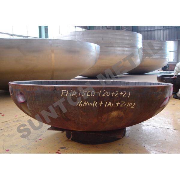 Zirconium and Carbon Steel Pressure Vessel Clad Head