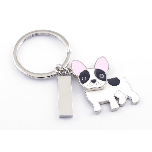 Eco - Friendly Engraved Metal Keychains Printable Laser Engraved Keychain