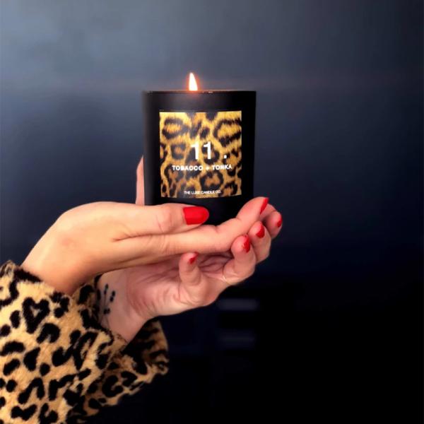 100% Natural Organic Handmade Jar Candles Scented Soy Wax Candle Leopard Printing