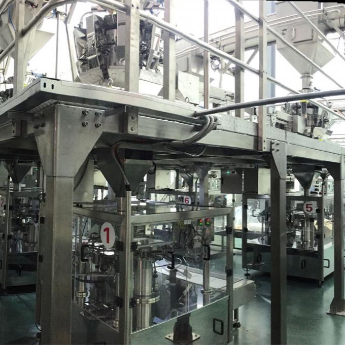 Роторное управление PLC машины завалки мешка SUS304 для чокнутых кофейных зерен сахара