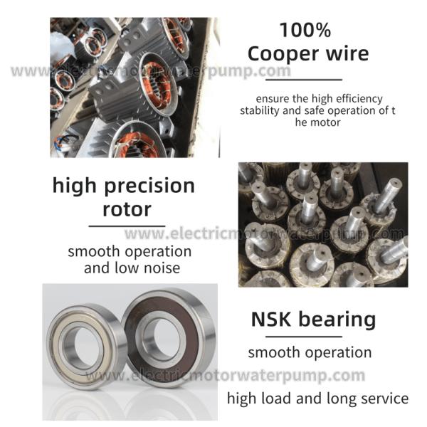 Énergie hydraulique de moteur en aluminium asynchrone creux d'axe pour les machines en plastique