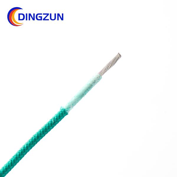 A fibra de vidro elétrica da isolação da borracha de silicone UL3075 trançou o fio para a iluminação