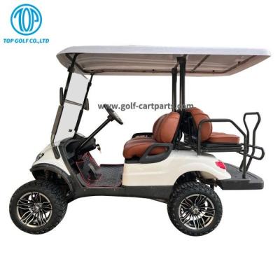 Levante acima o carro elétrico do golfe da versão do chassi, carrinho de golfe elétrico de 4 Seaters