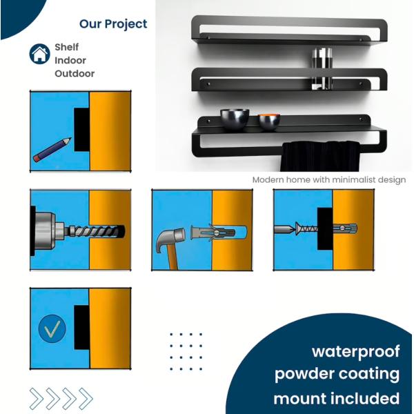 Угловые душевые полки Стеллаж ванной комнаты Угловой организатор Полка Стенная сверлка Монтированные душевые кадилы Шампуновый держатель