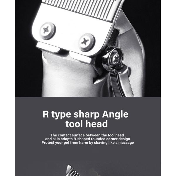 Low Noise Dog Grooming Kit Pet Clippers Cordless Electric Quiet Hair Trimmers Set