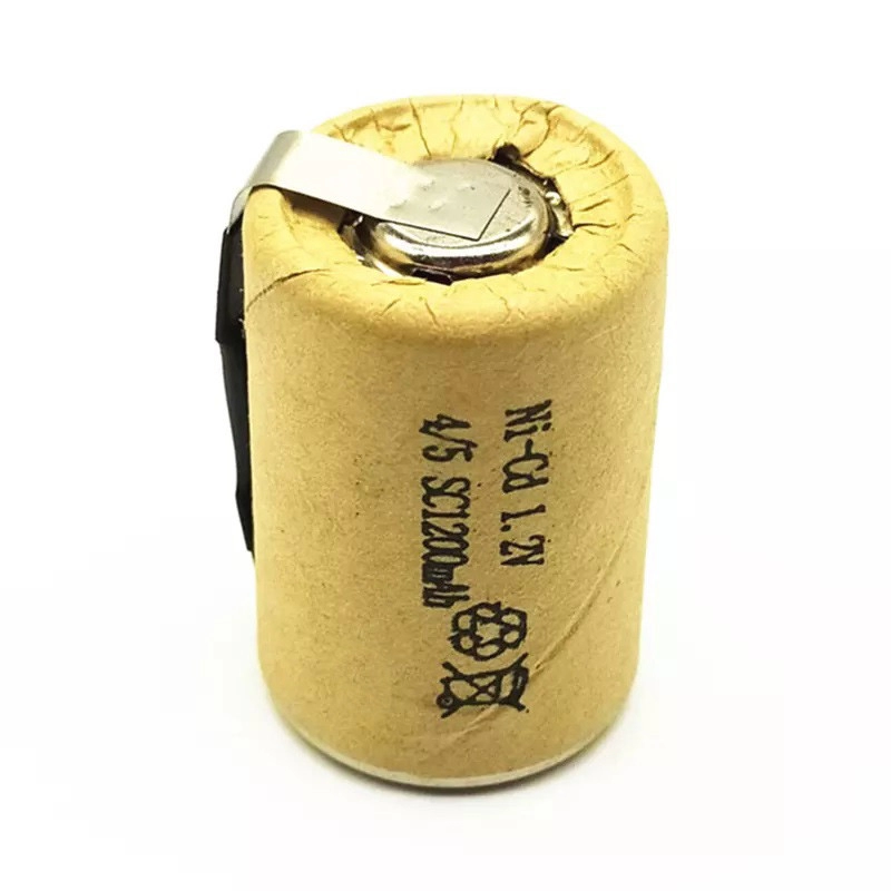 1.2V 4/5 SC Size NiCd Rechargeable Batteries 1200mAh Sub C Nicd Battery Cells