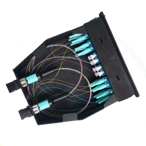 Пульт временных соединительных кабелей APC UPC 12 оптического волокна кассеты FTTH модуля MTP/24 ядра