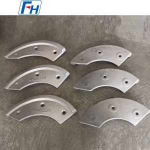 Ni Hard Cast Iron Wear Concrete Mixer Blades AS2027 NiCr2-500