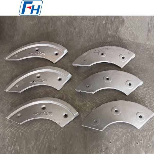 Ni Hard Cast Iron Wear Concrete Mixer Blades AS2027 NiCr2-500