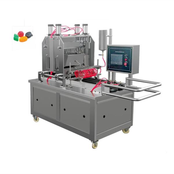 Food Beverage Shops 50kgs/h Sweet Gelatin Gummy Candy Making Machine with 3kw Power