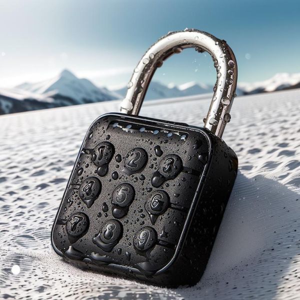 Security Electronic Password Combination Padlock RARLUX Brand School Locker Battery Powered IP67 Waterproof 12-Month