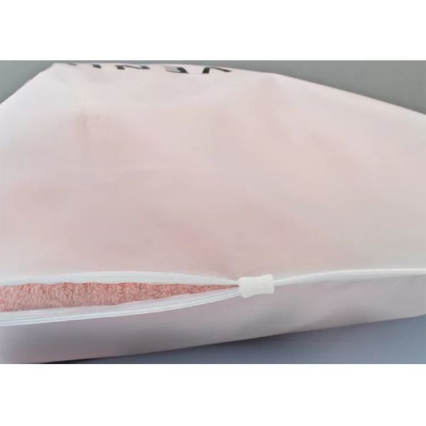 EVA Slider Zip Lock Plastic Bags , Matte Frosted Garment Packing Bags