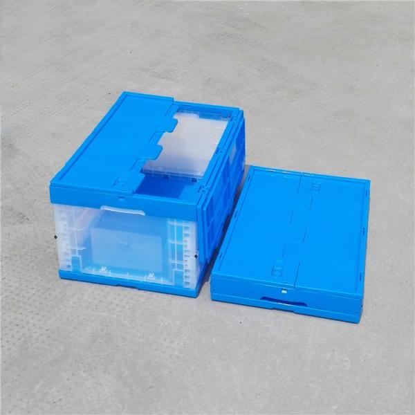 Small collapsible plastic crates for fruits and vegetables