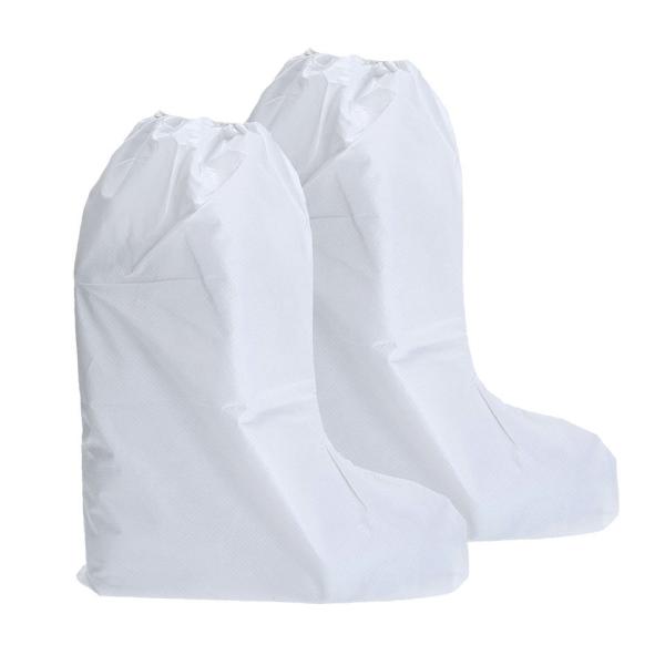 Durable Non Slip Protection Water Skid Resistant Booties Quality Disposable Polyethylene Microporous Boot Covers