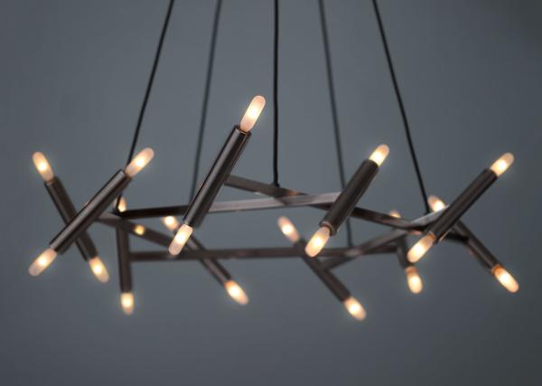 LE PETITE Crystal Chandelier - Copper Hardware for Villa & Home Decor