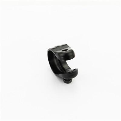 Black JY-28 Metal Pipe Clips Zinc Plated SPCC Metal Tube Clips