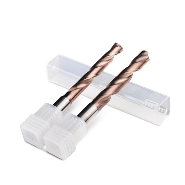 Right Hand Cutting Carbide Twist Drill With Titanium Nitride Coated