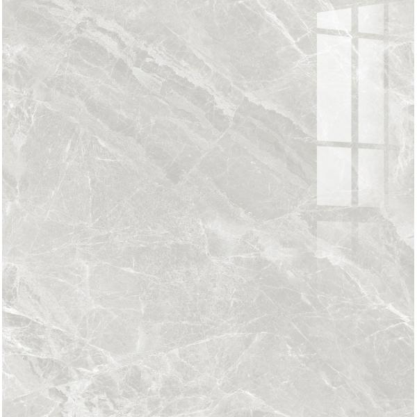 Grade AAA 1mx1m Polished Glazed Porcelain Tiles Gray for Bedroom Indoor Floor