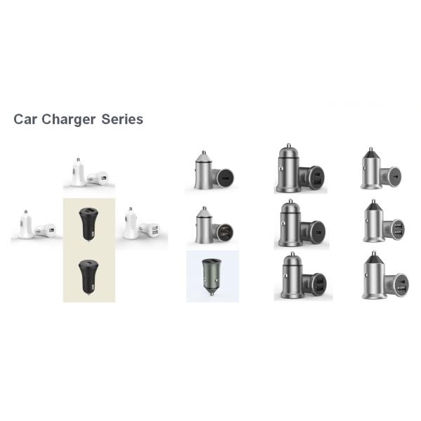 ROHS Dual USB A & USB C PD18W 9V2A Cell Phone Car Charger