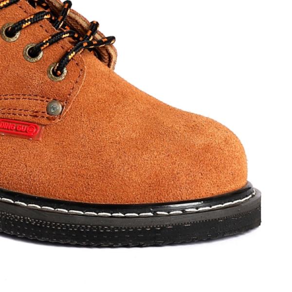 Protective Nylon Fabric Tongue Goodyear Steel Toe Work Boots All Day Comfort Sport Type