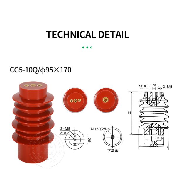 High Voltage Busbar Insulator Designed for in Electrical Substations and Power Plants Offering Long Term Insulation Performance