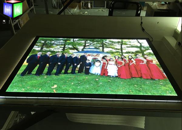 Acrylic Advertising Poster Frame Light Box High Brightness 80000hrs Life Span