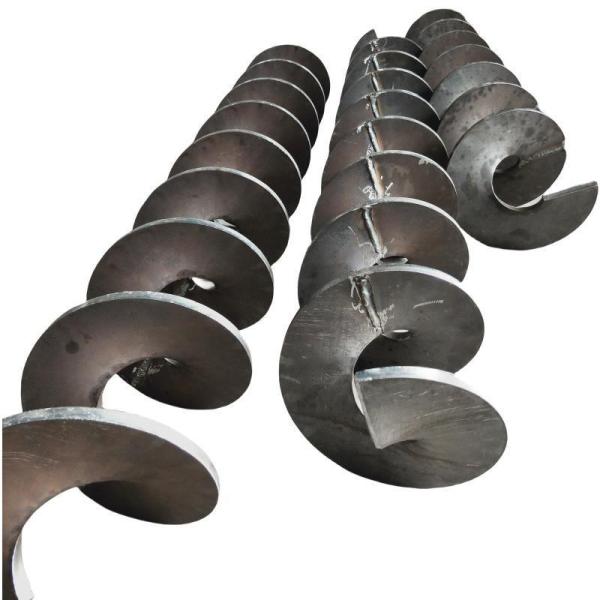 Fire Resistant High Efficiency Customizable Stainless Steel Auger Screw Spiral Blade for Industrial Conveyor Systems