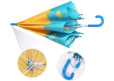 Stronger Cute Kids Umbrella , Small Umbrella For Kids Pongee Full Color Printing