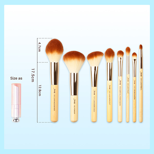 Jessup 25pcs Bamboo Makeup Brushes Set Makeup Foundation Brush Suppliers China Antimicrobial Brush T135