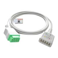 Equipamento Médico OEM Cable Prático Multifuncional 3 Cable Trunk ECG de Chumbo