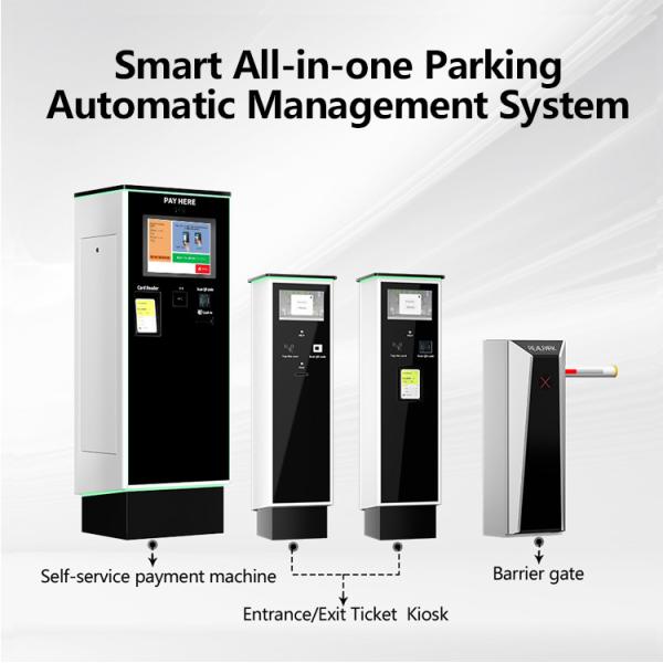 Киоск самообслуживания парковочных билетов с QR-кодом и LCD для управления парковкой