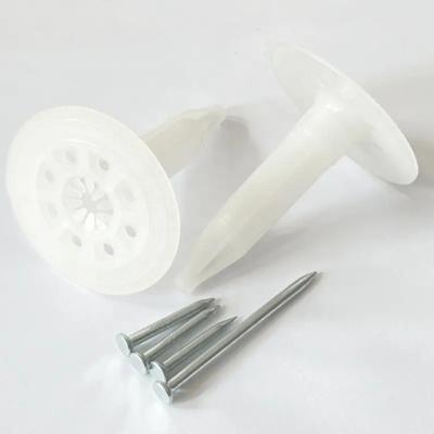 Disc 50mm 60mm Inner Screw Nail Wall Insulation Anchors With Customization And High Capacity