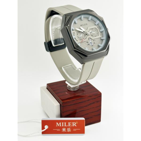 Casual Men's quartz Watches Minimalist Stick Needle Scale Three Eye Six Needle Waterproof men's quartz Watch